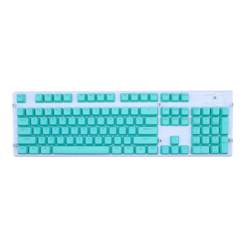 Matrix Keycaps PBT Doubleshot mint green Gaming Keycaps